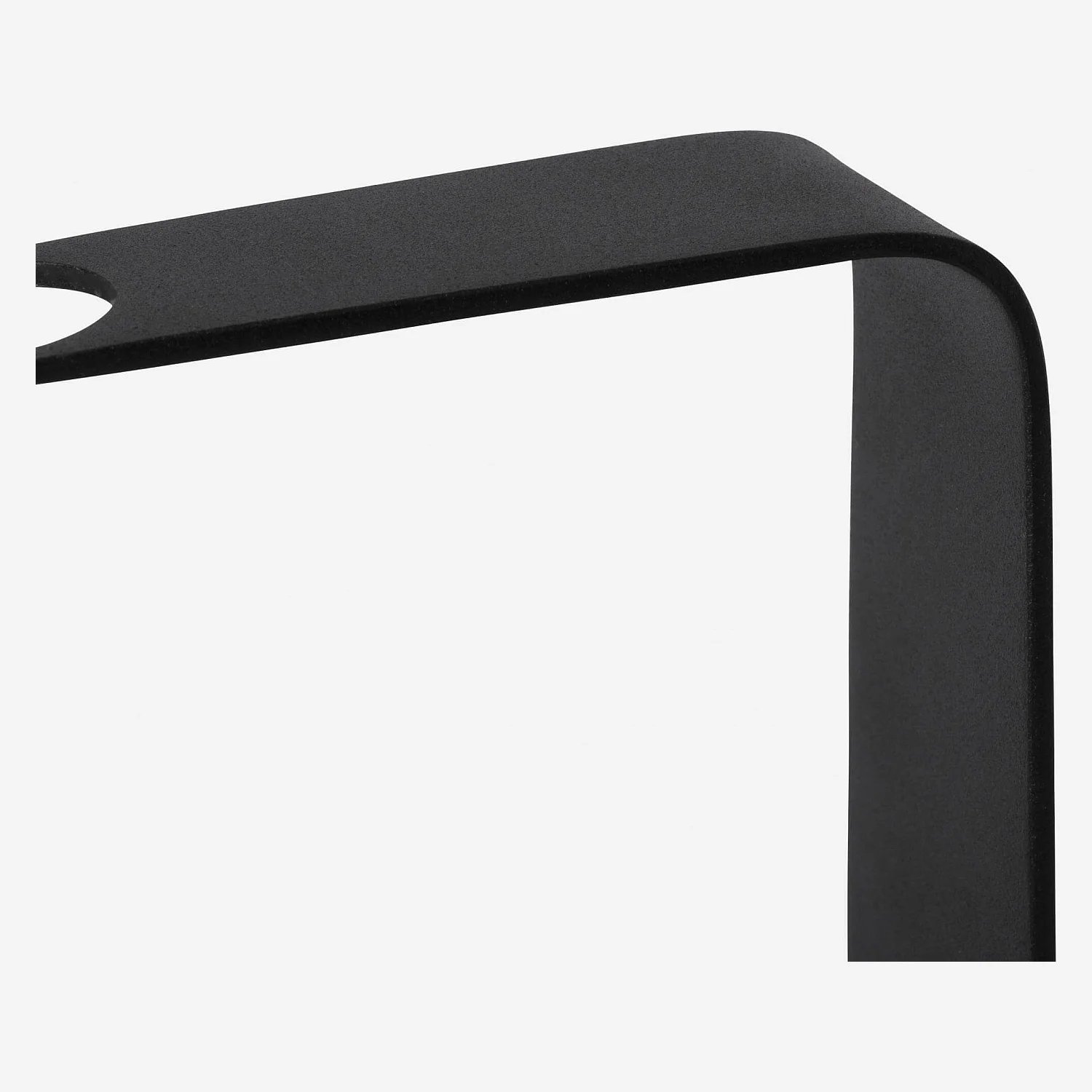 Candeliere in metallo - 20 x 5 x 16 cm - Nero - 2