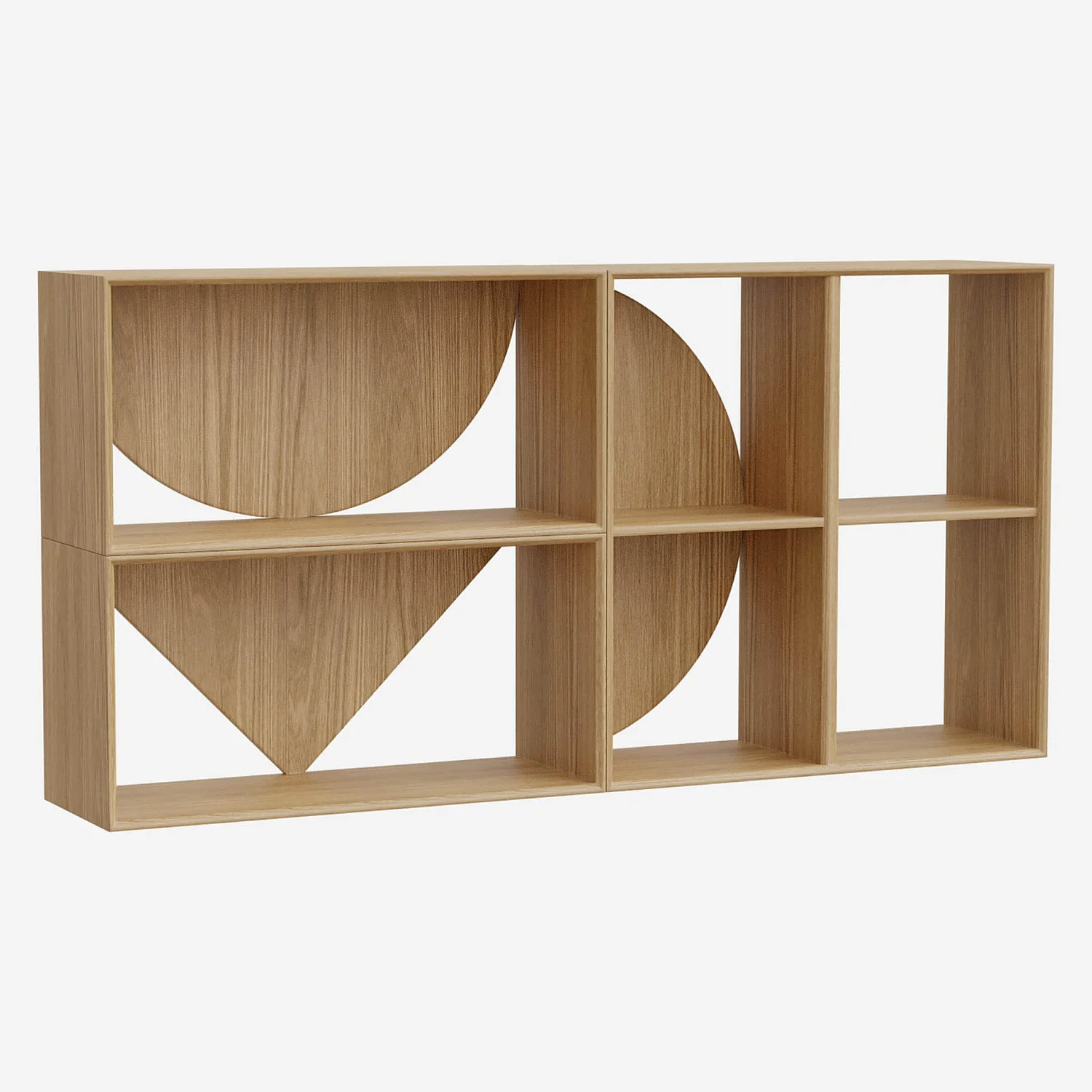 Etagère modulable avec fond en demi-lune - 1 casier - Design by Marie Matsuura - 6