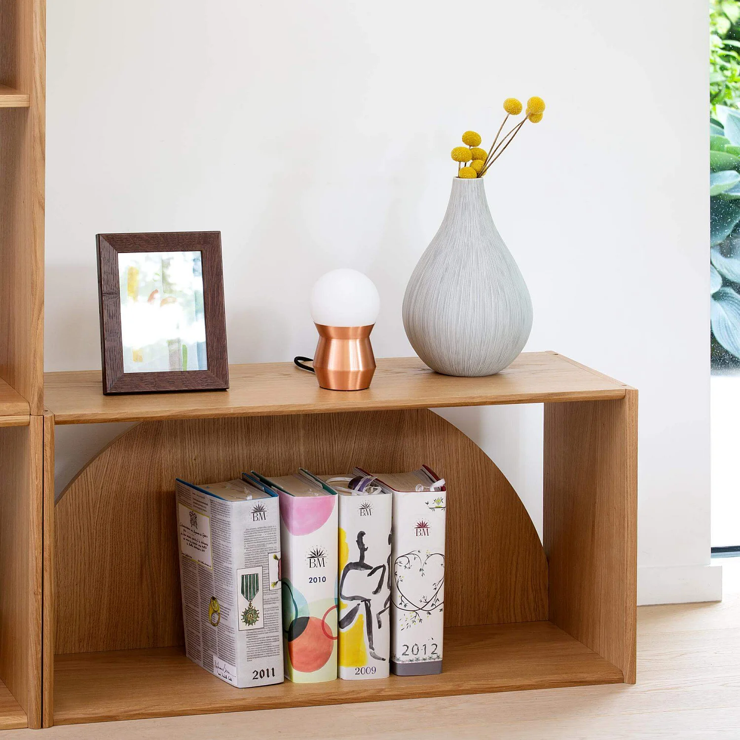 Etagère modulable avec fond en demi-lune - 1 casier - Design by Marie Matsuura - 1