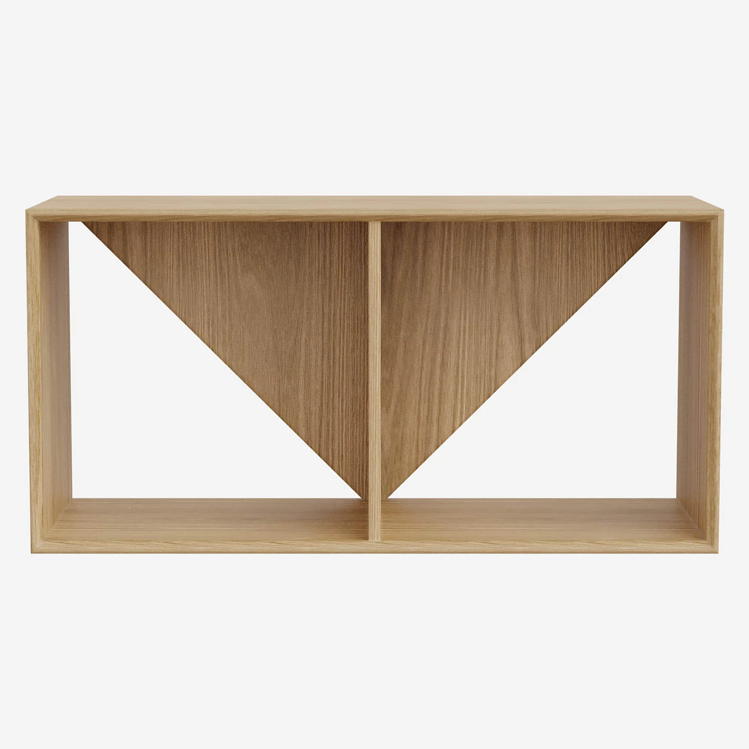 Modulierbares Regal mit dreieckigem Boden - 2 Fächer - Design by Marie Matsuura - 1