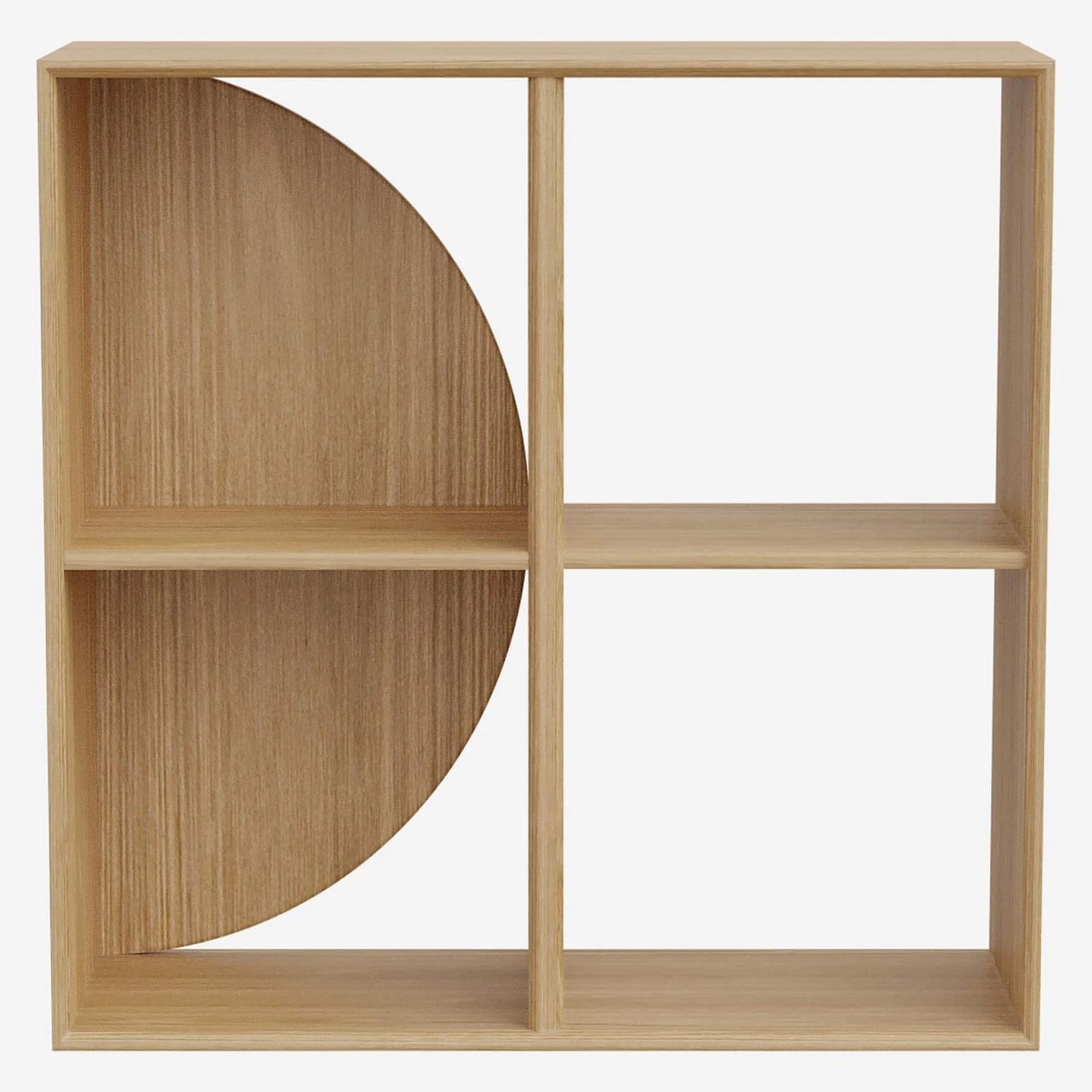 Modulierbares Regal mit halbmondförmigem Boden - 4 Fächer - Design by Marie Matsuura - 2