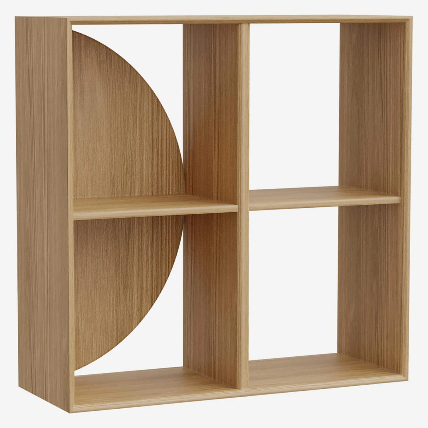 Modulierbares Regal mit halbmondförmigem Boden - 4 Fächer - Design by Marie Matsuura - 3