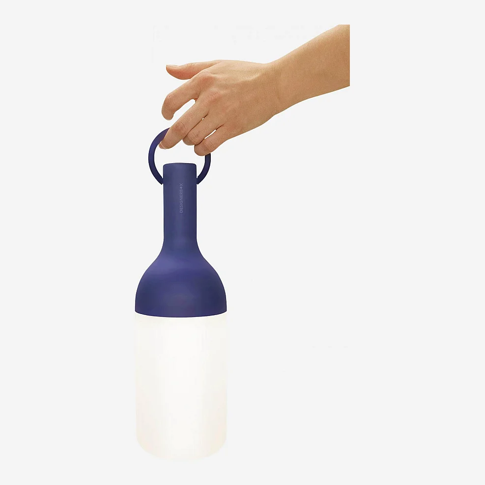 Lampe nomade outdoor à LED - Bleu - Design by Bina Baitel - 3