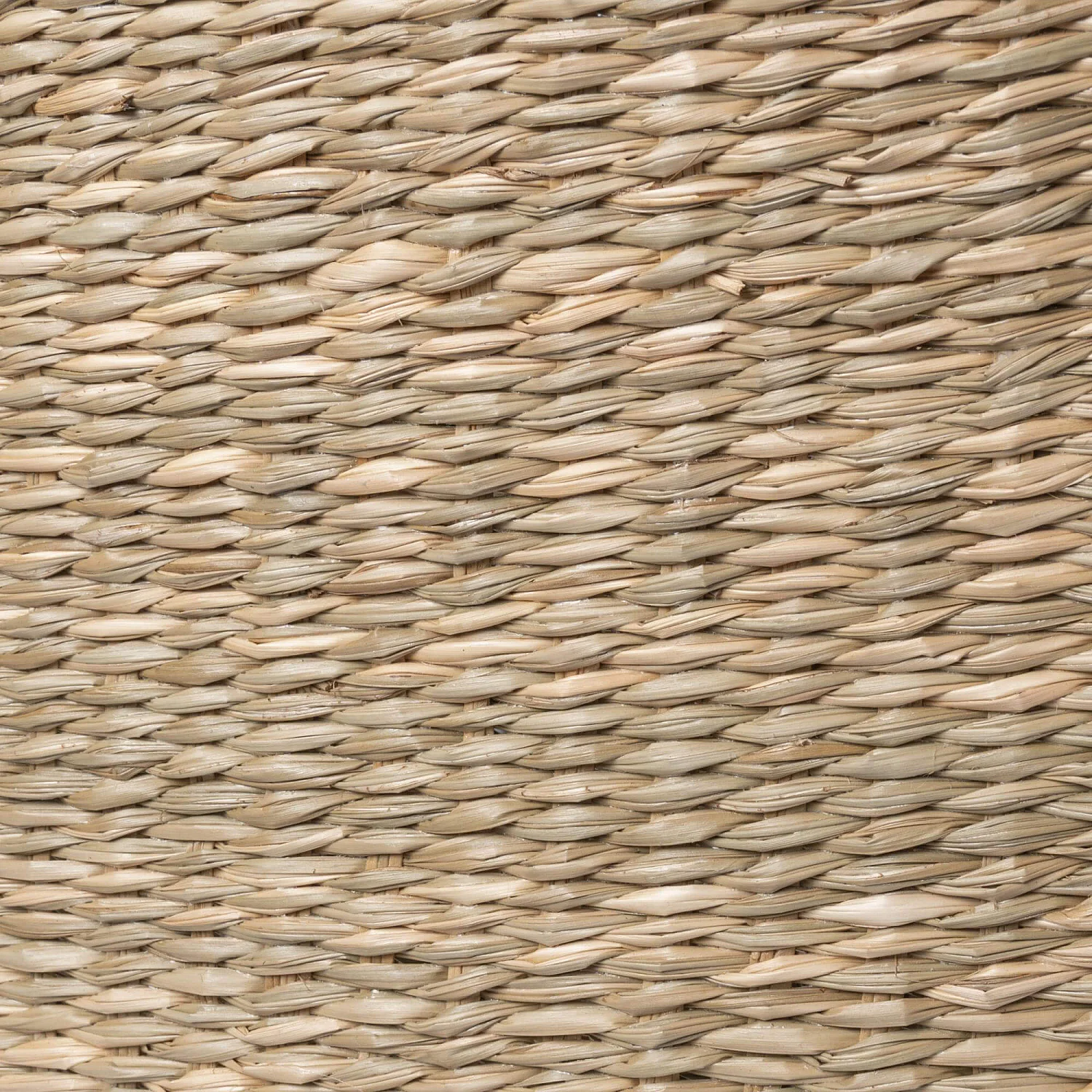 Panier de rangement en jonc de mer - 30 x 30 cm - Naturel - 4