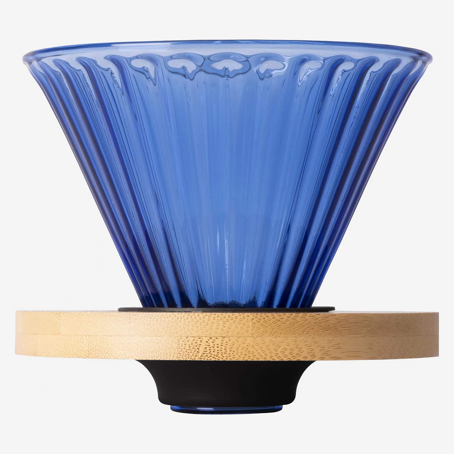 Cafeteira em vidro - 550 ml - Azul - 5