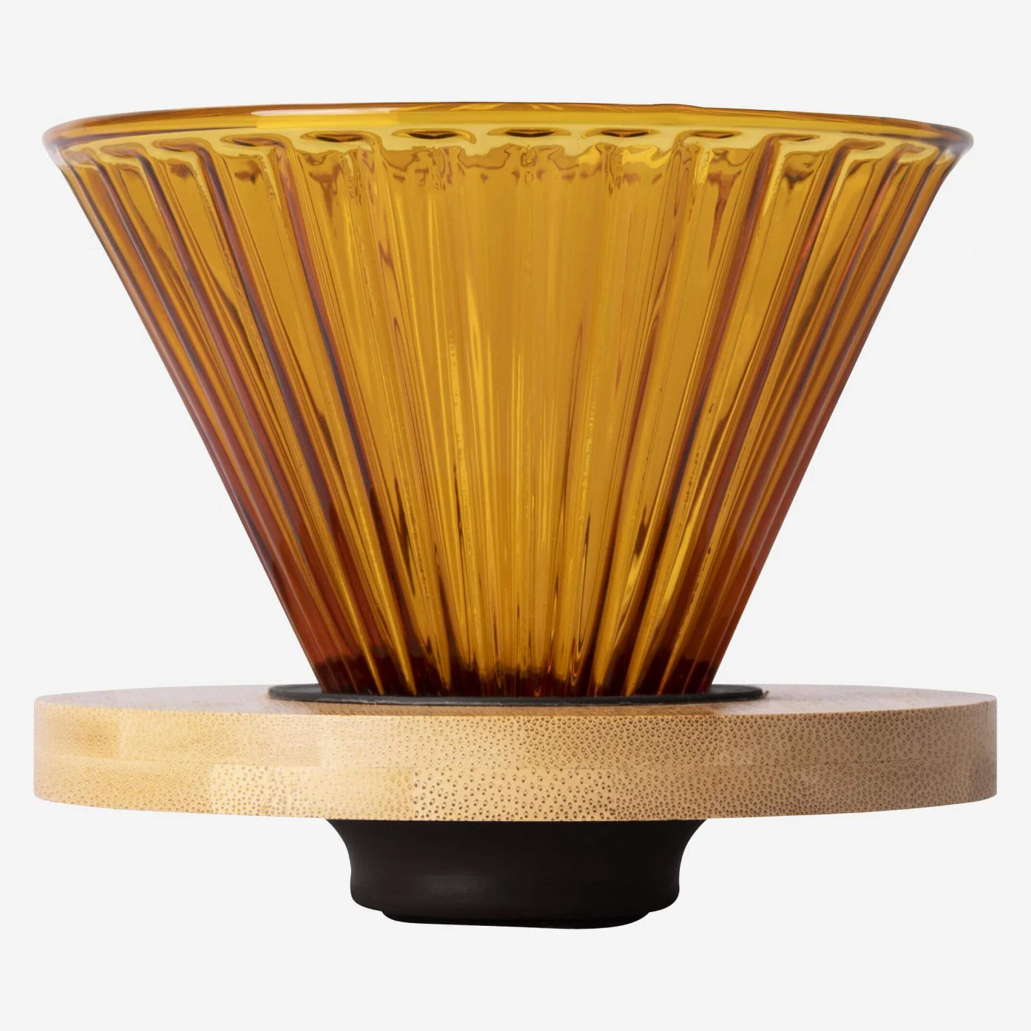 Kaffeekanne aus Glas - 550 ml - Ockerfarben - 5