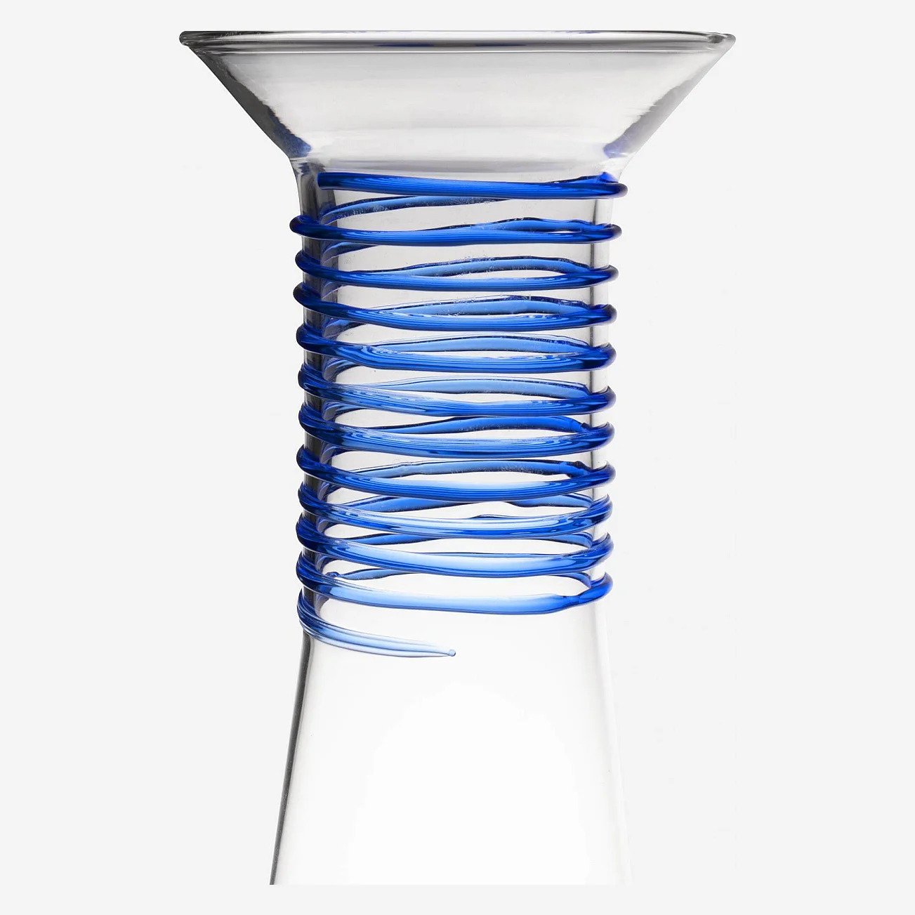 Glazen karaf - 1,1 l - Blauw - Design by Chloé Le Cam - 3