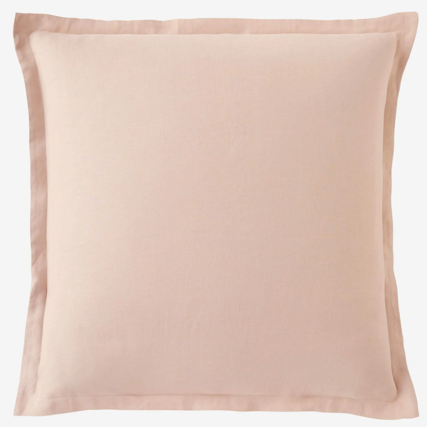 Taie d'oreiller en lin - 65 x 65 cm - Rose