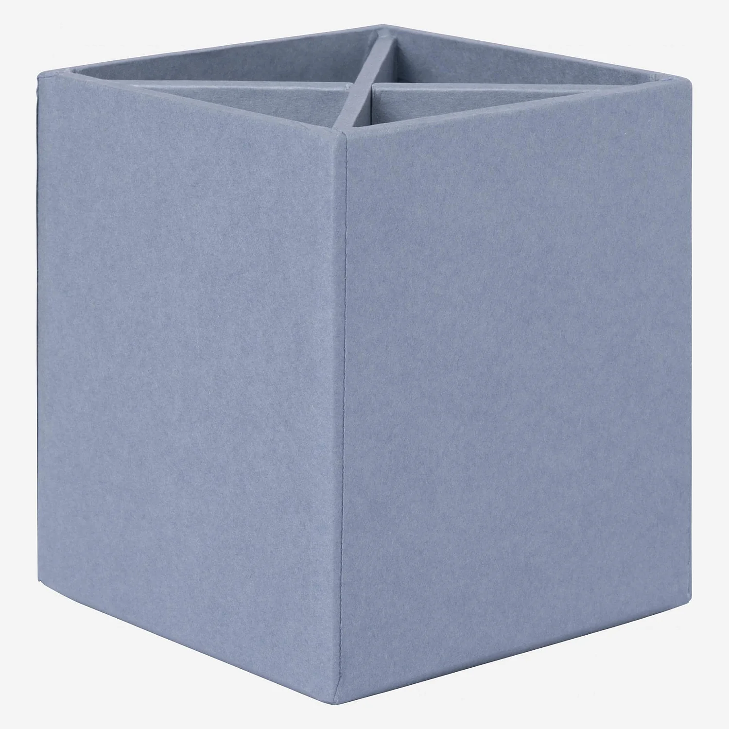 Schreibtisch-Organizer aus Pappkarton – 32 x 10,5 x 9,5 cm – Blau - 2