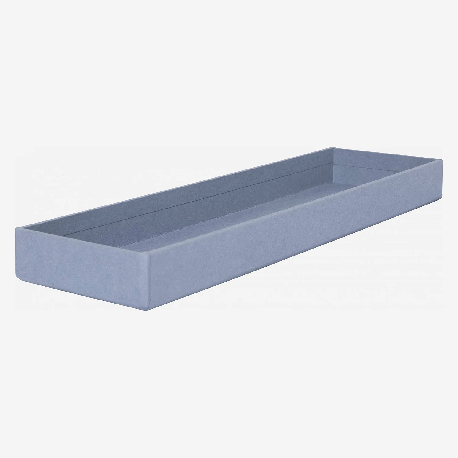 Organizador de secretária em cartão - 32 x 10,5 x 9,5 cm - Azul - 6