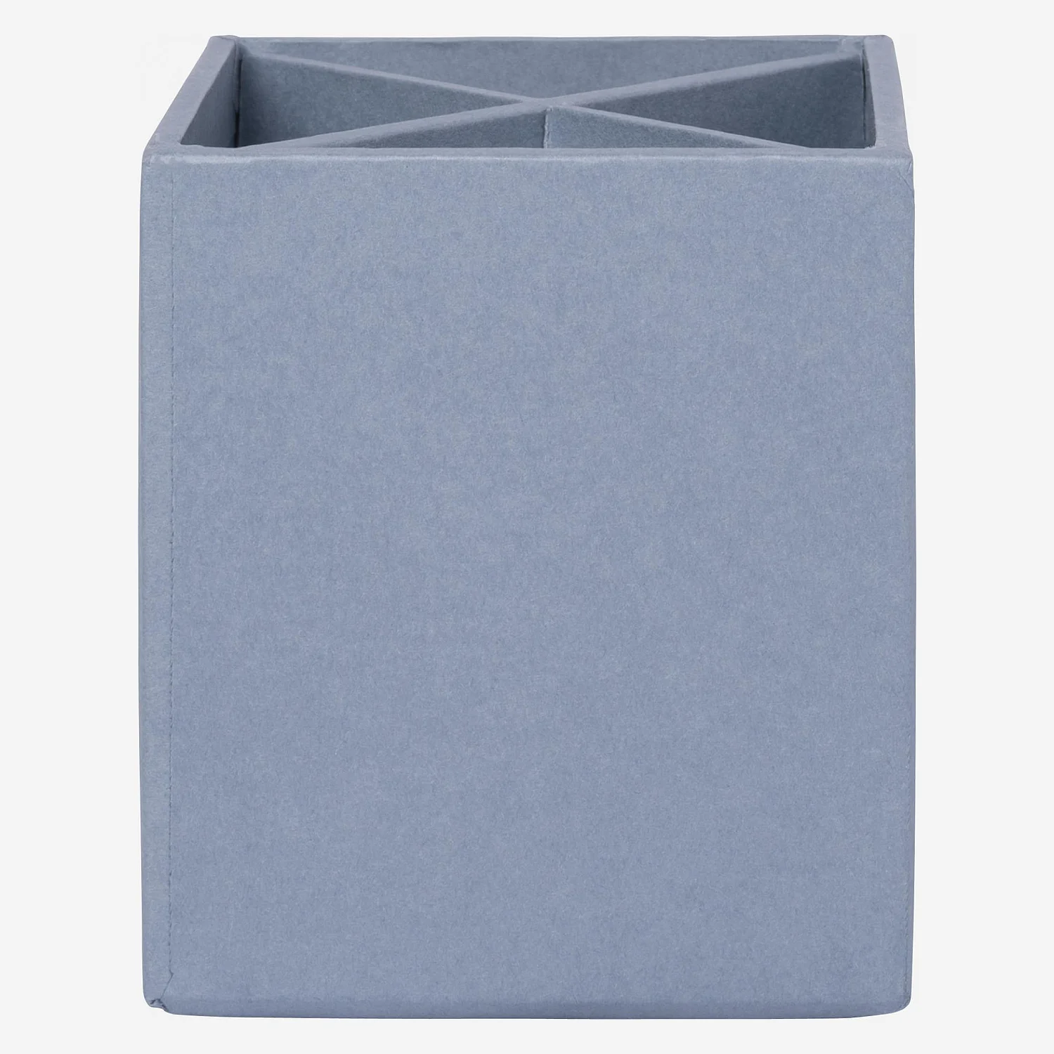 Organizador de secretária em cartão - 32 x 10,5 x 9,5 cm - Azul - 4