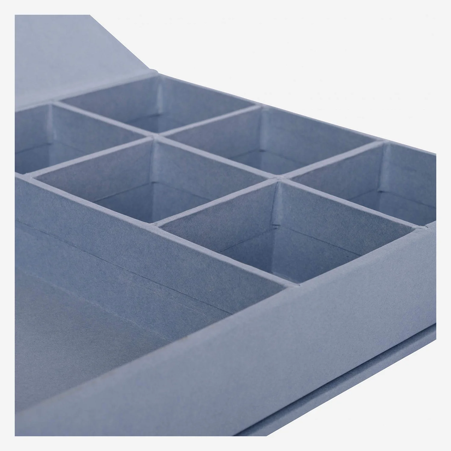 Caixa de joalharia em cartão – 26,5 x 5 x 19 cm – Azul - 2