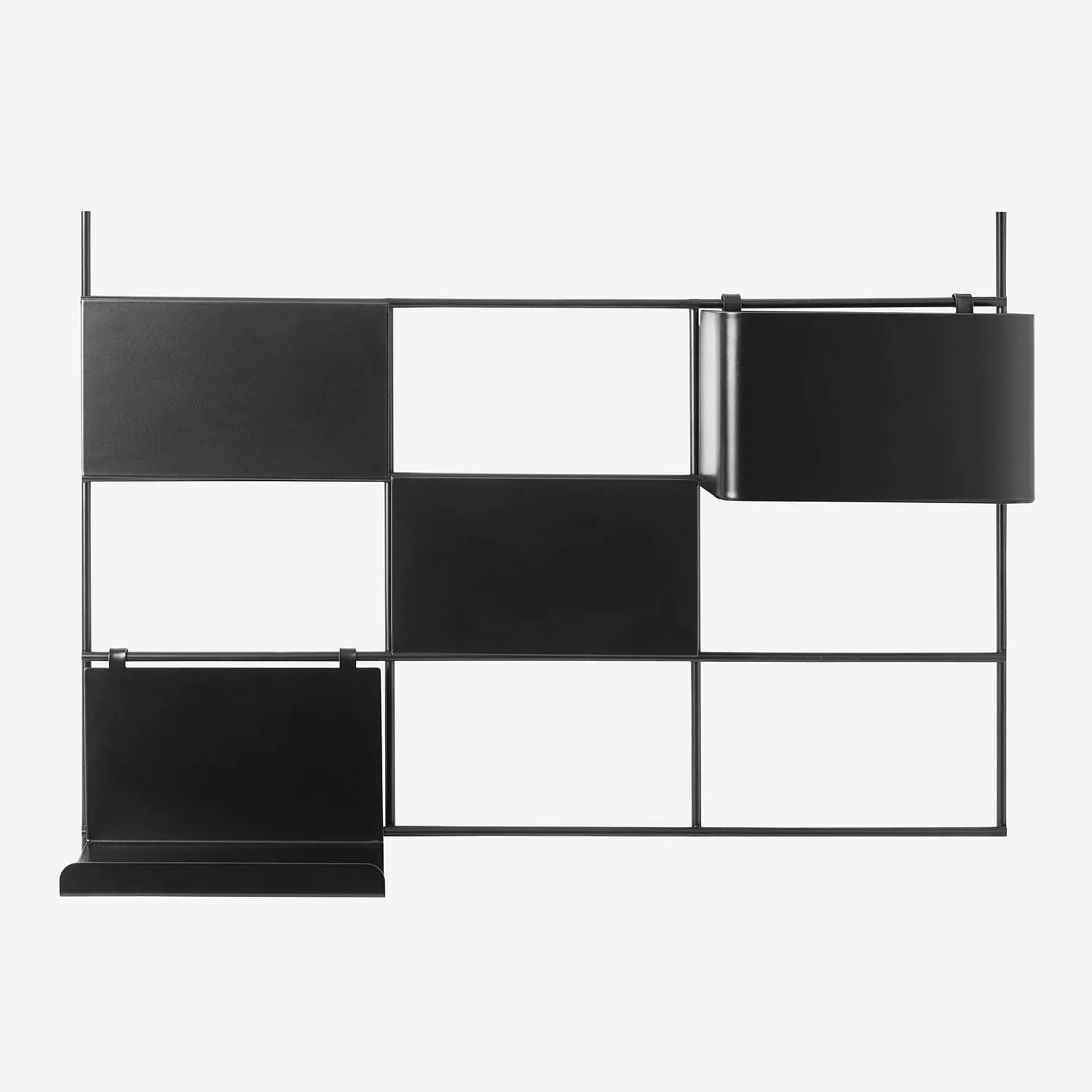 Quadro magnético em metal - Preto - 1