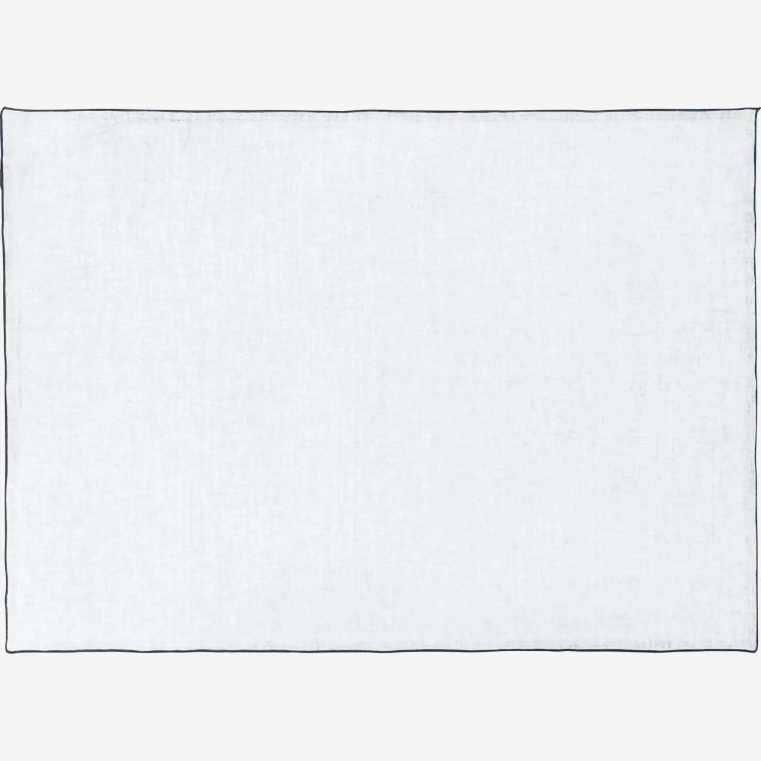 Set de table en lin - 35 x 45 cm - Blanc