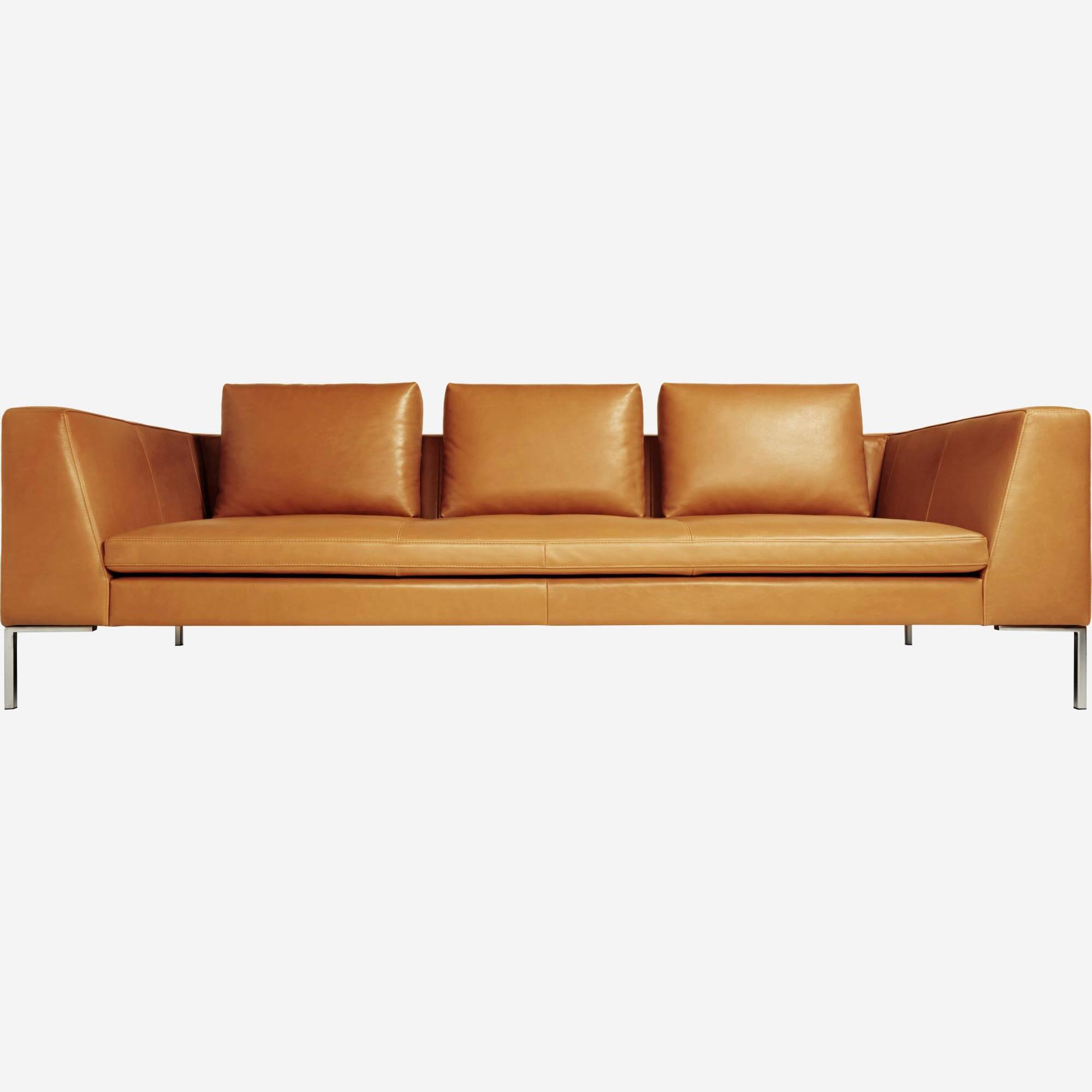 3-Sitzer-Sofa aus Vintage-Leder - Karamellfarben