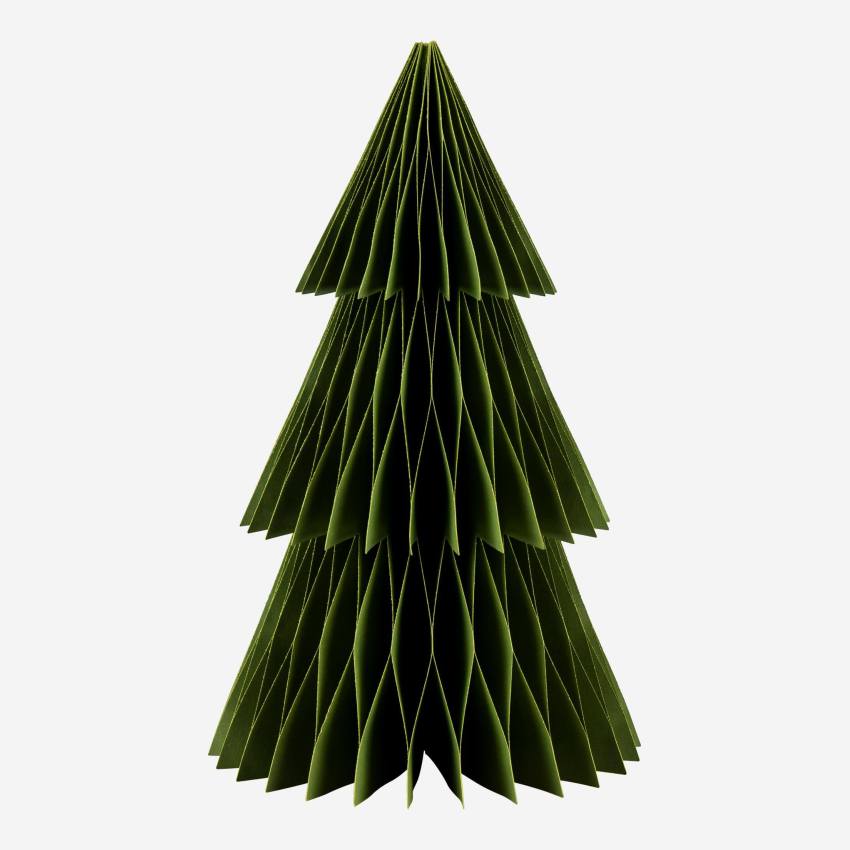 Decoración navideña - Árbol de papel - 30 cm