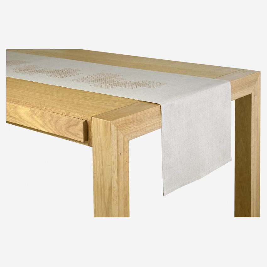 Linen table runner 40 x 200