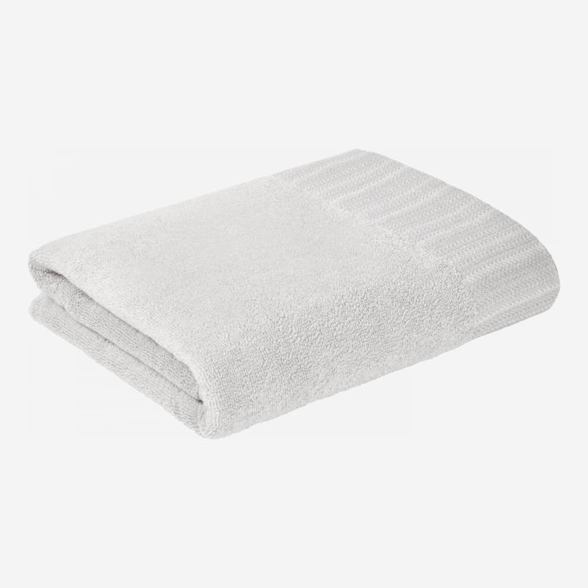 Bath towel made of cotton 70x140, white