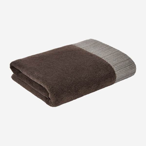 Brown bath towel 70 x 140