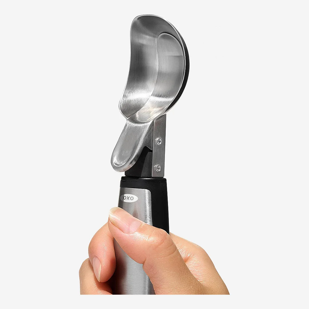 Cuillère à glace avec levier en inox - 4