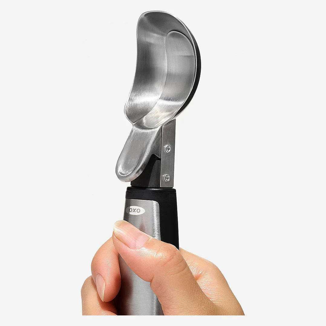 Cuillère à glace avec levier en inox - 4