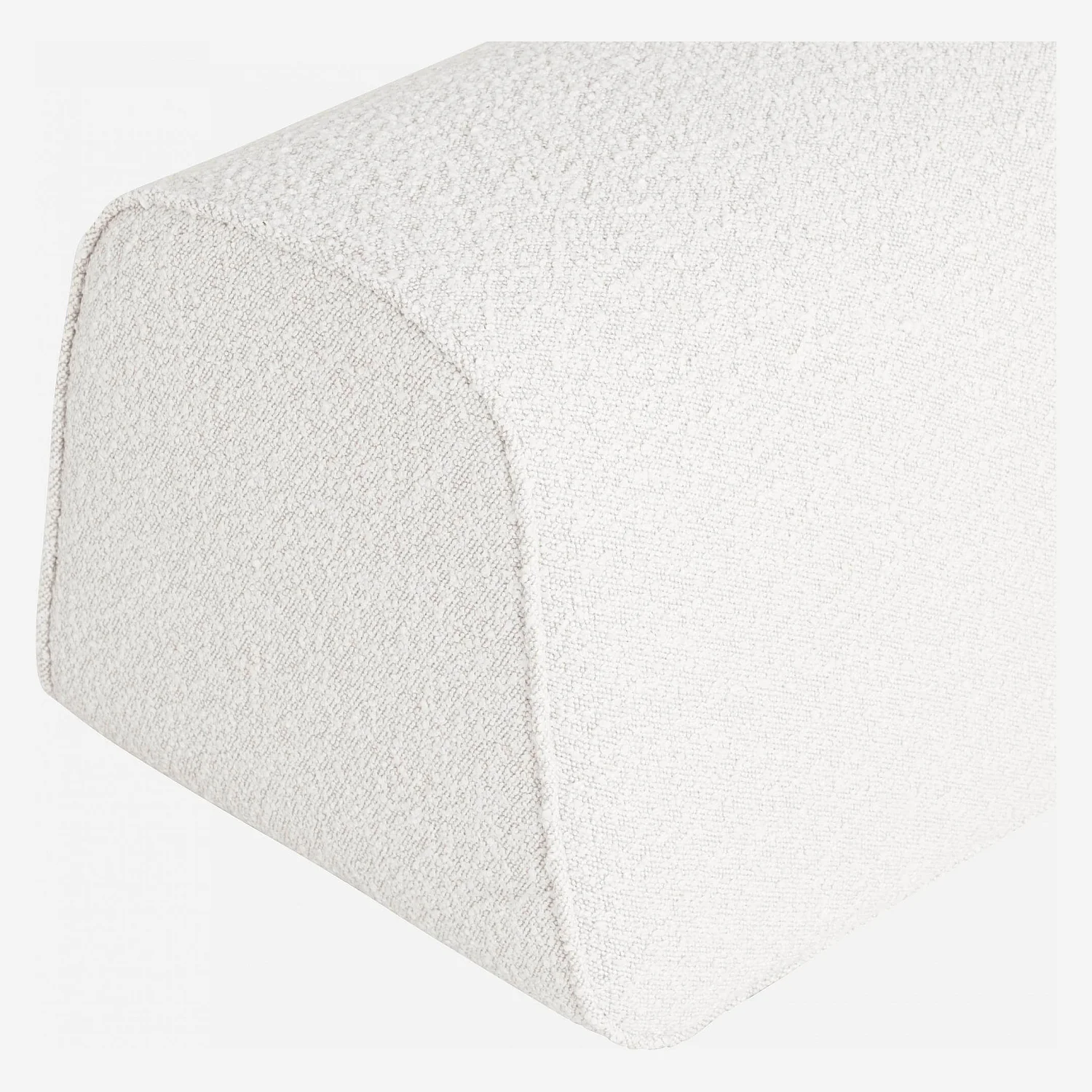 Banc de lit en tissu - Blanc - Design by Marie Matsuura - 3