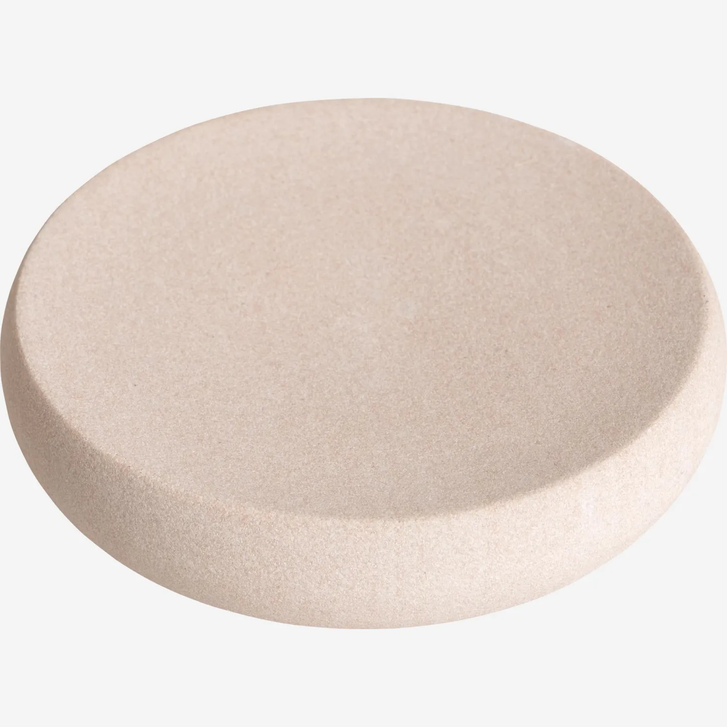 Porte-savon en grès  - Rose poudré
