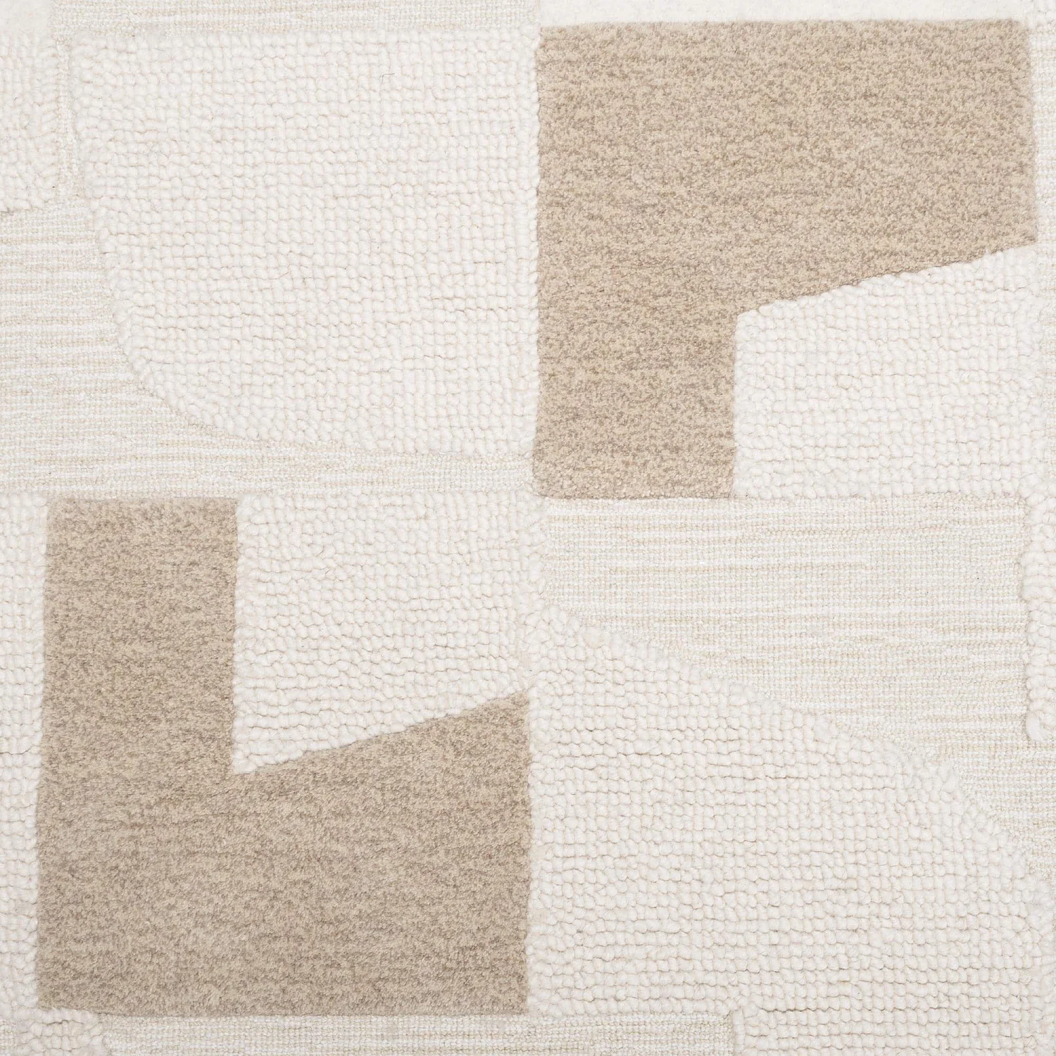 Met de hand getuft tapijt van wol - 170 x 240 cm - Beige - Design by Floriane Jacques - 2