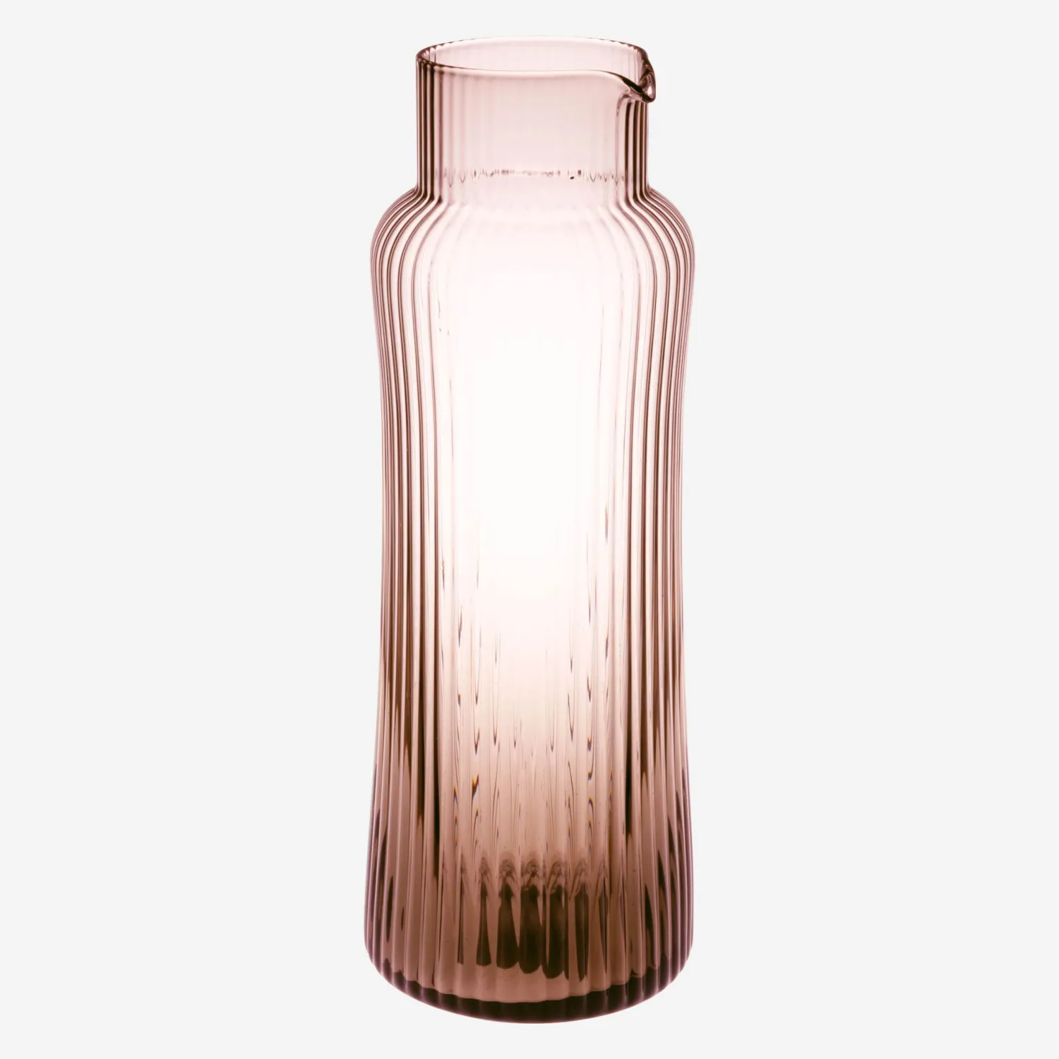 Carafe en verre - Rose - 1