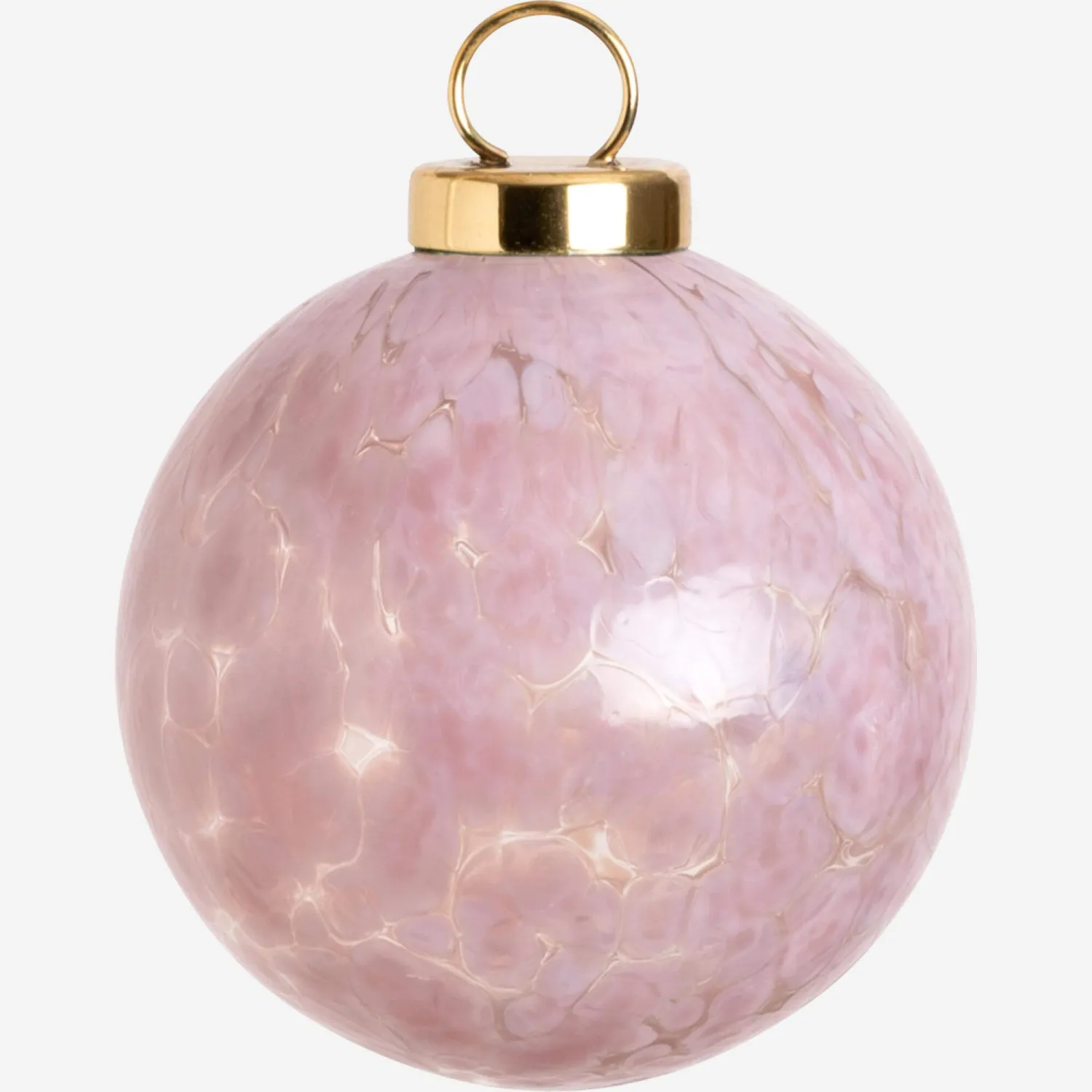 Décoration de Noël - Boule en verre - Violet