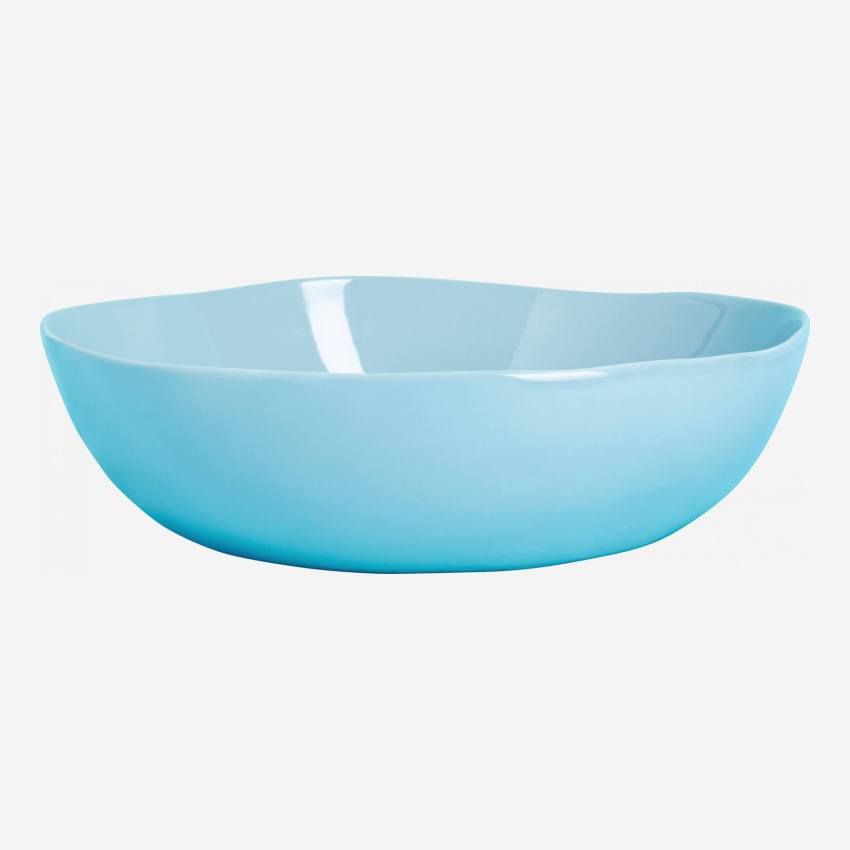 Salad Bowl in porcelain 30cm, blue
