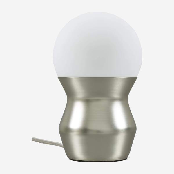 Mini table lamp, silver