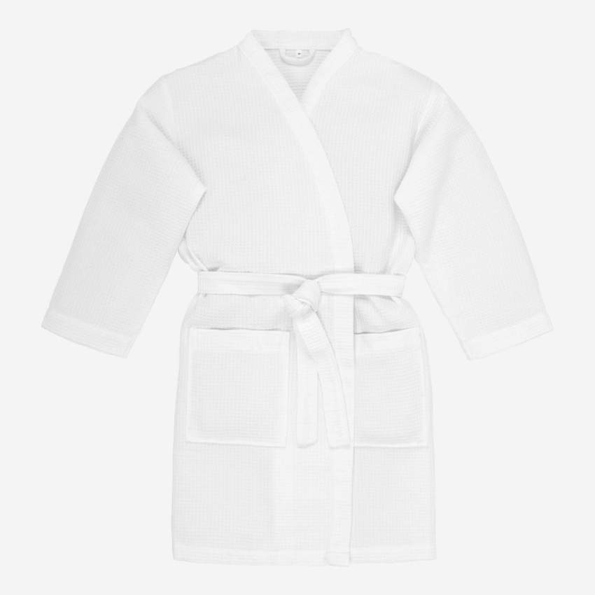 Robe made of cotton M/L size, white