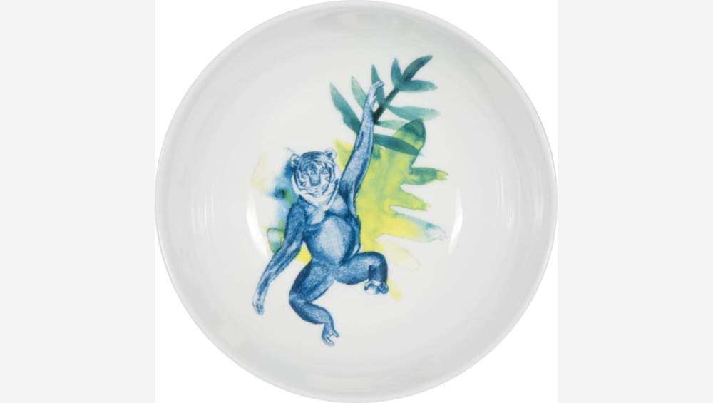 Luna Patterned Porcelain Bowl D13cm