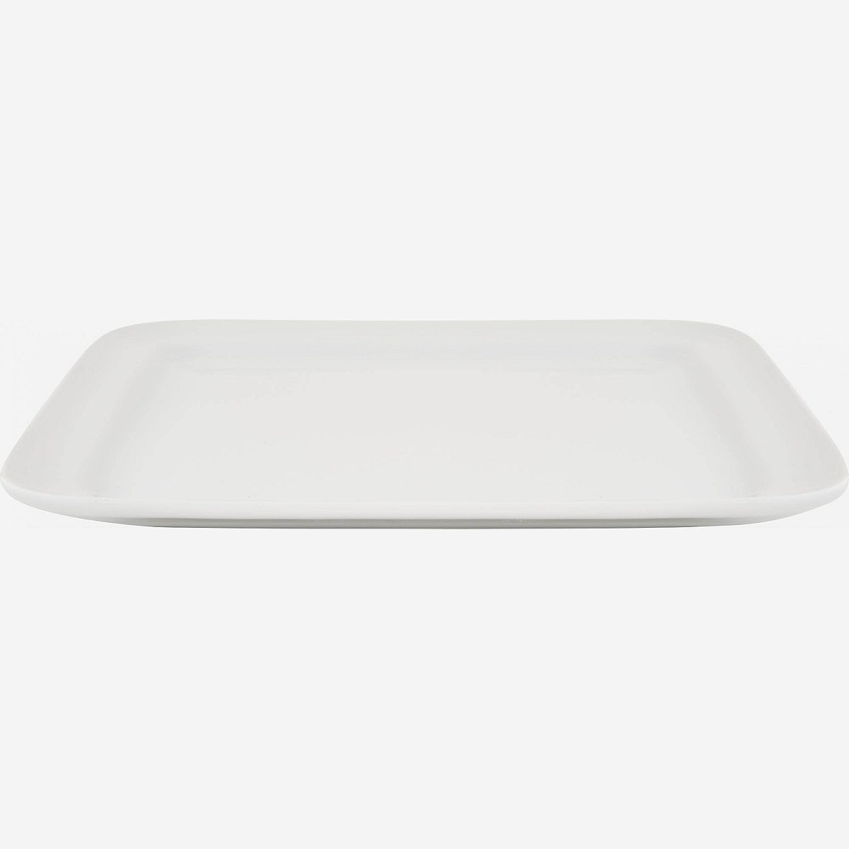 Bistro Assiettes Plates Blanc Porcelaine Habitat