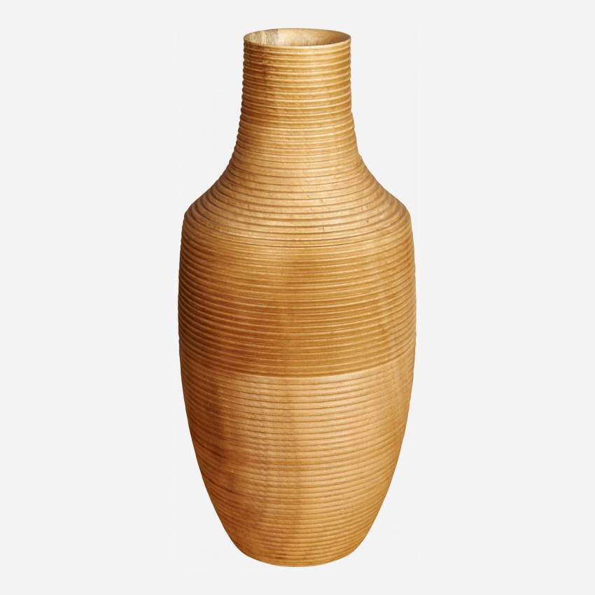 Vase décoratif en manguier