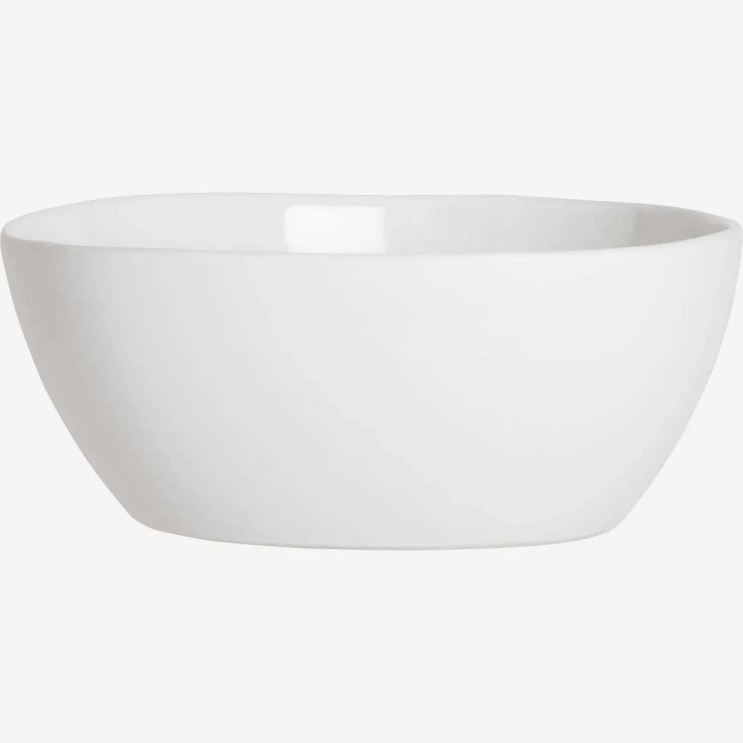 Bol en grès - 15 cm - Blanc