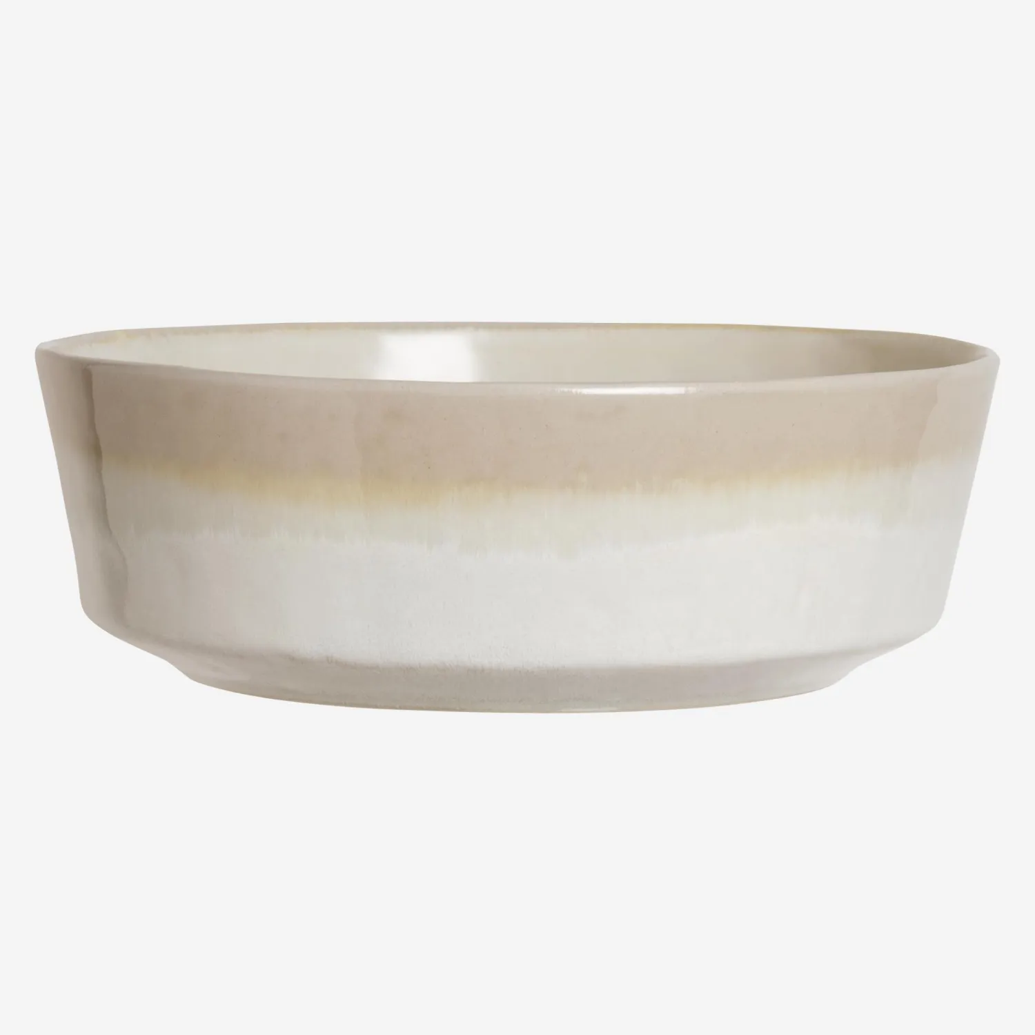 Bol en grès - 16 cm - Crème - 1