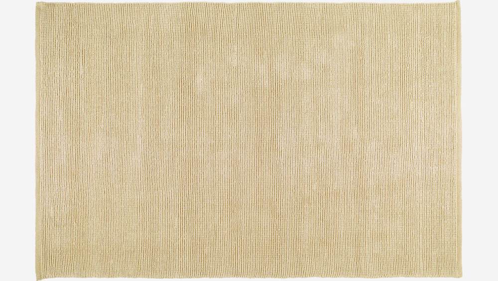Large textured cotton rug