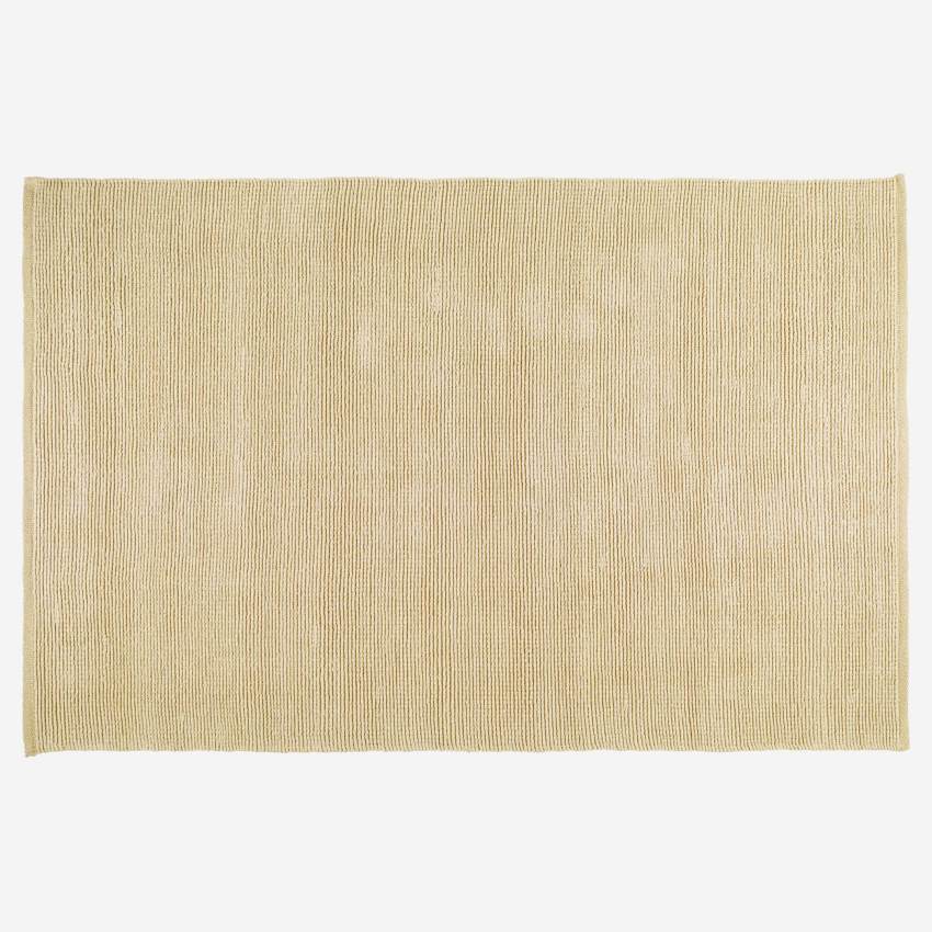 Large textured cotton rug