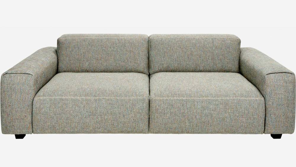 Bellagio fabric 3-seater sofa - Grey Green