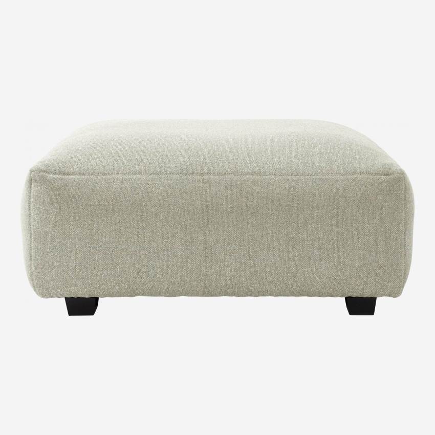 Lecce fabric footstool - Beige