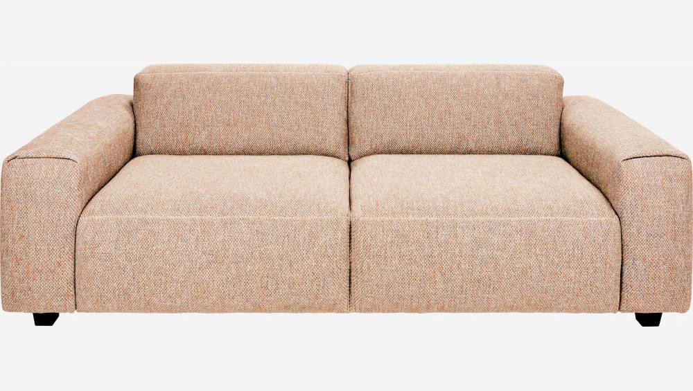 Bellagio fabric 3-seater sofa - Orange