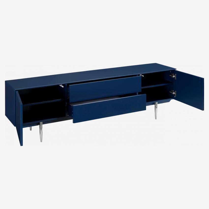 AV-Möbel - 180 cm - blau lackiert