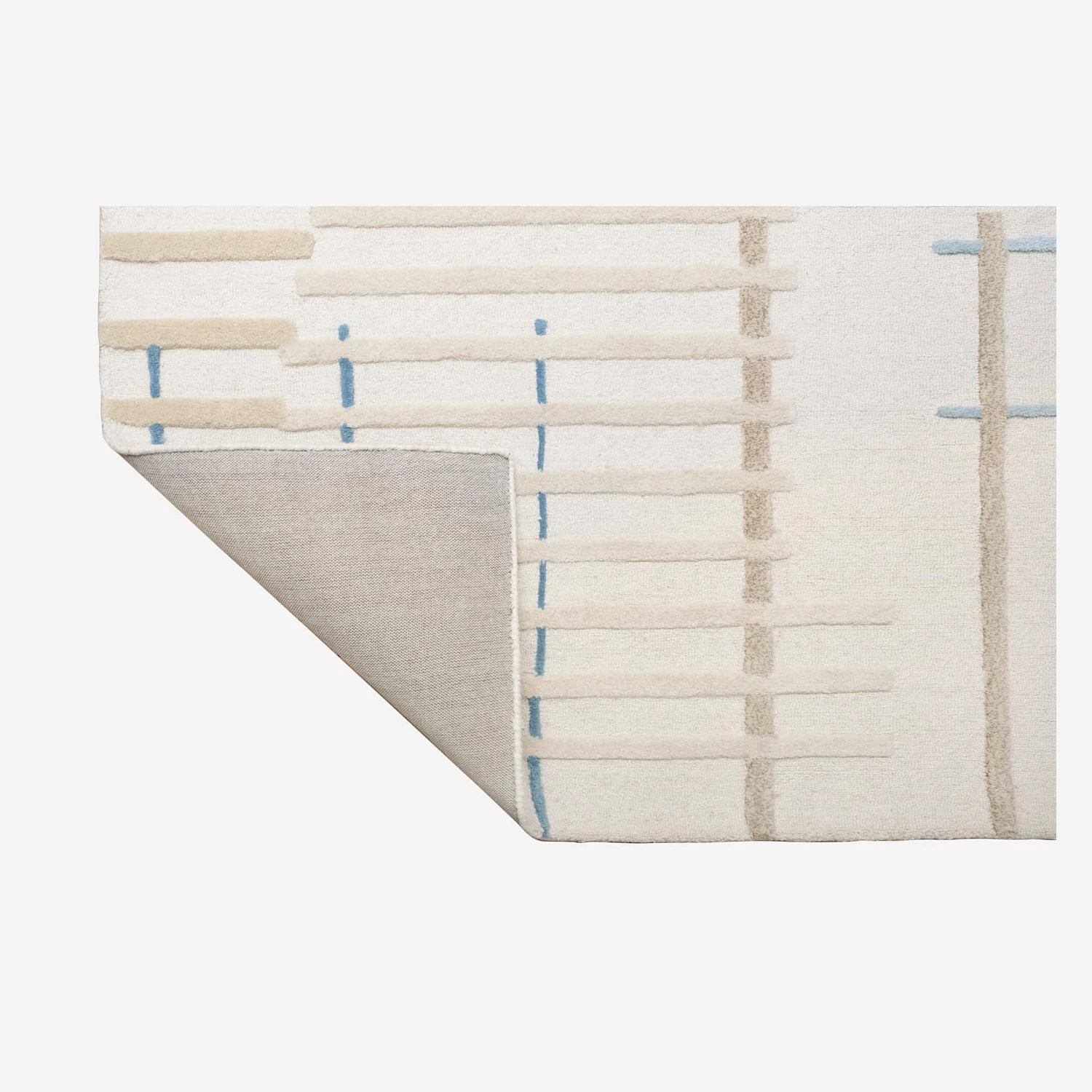 Getufteter Teppich aus Wolle - 240 x 170 cm - Beige - Design by Floriane Jacques - 6