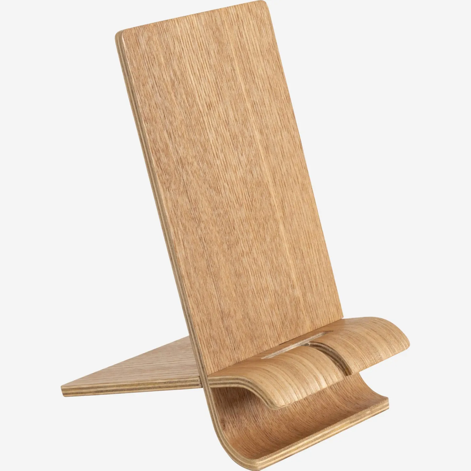 Support smartphone en frêne - Naturel