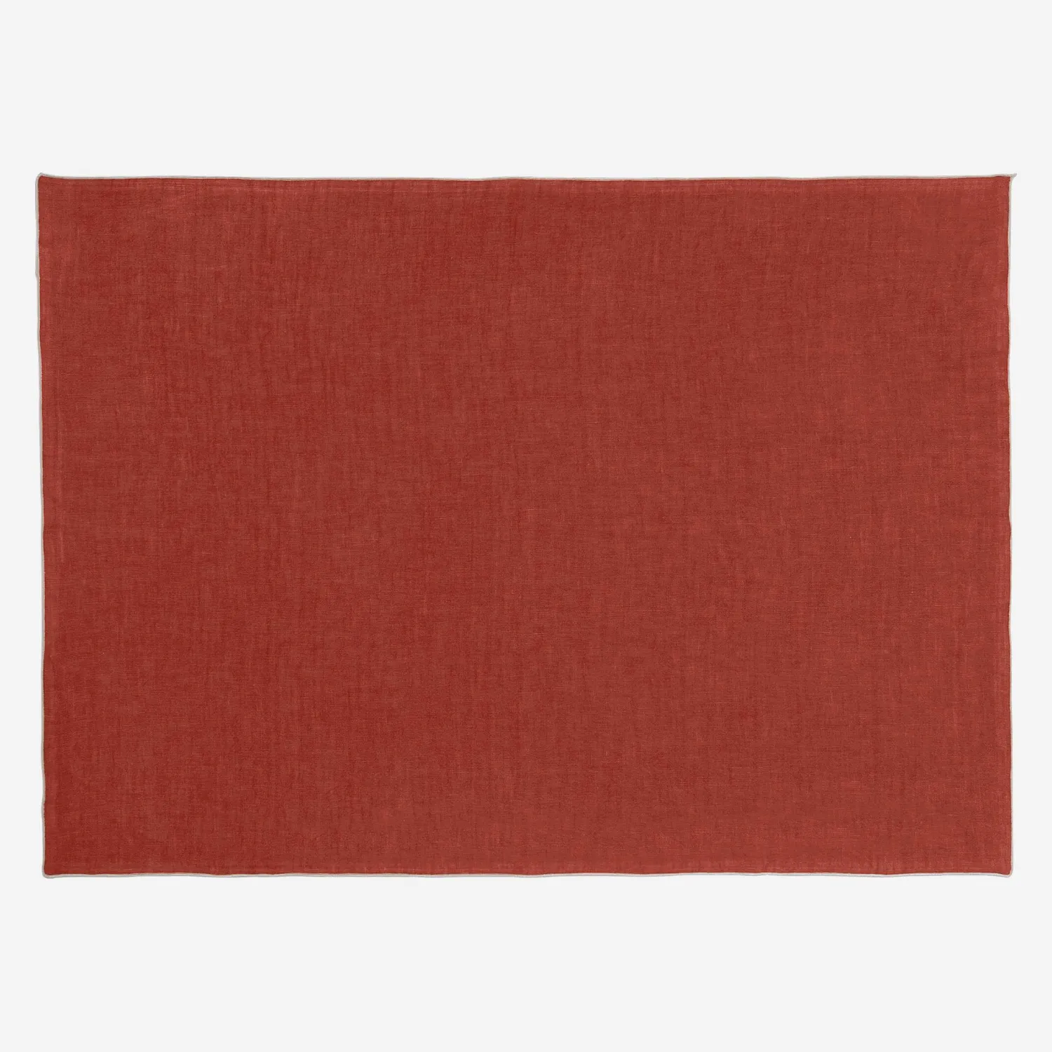 Set de table en lin - 35 x 45 cm - Terracotta - 1