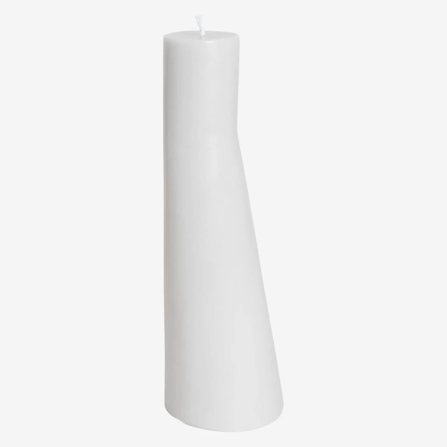 Bougie pilier en cire végétale - 31 cm - Blanc - Design by Chloé Le Cam - 1