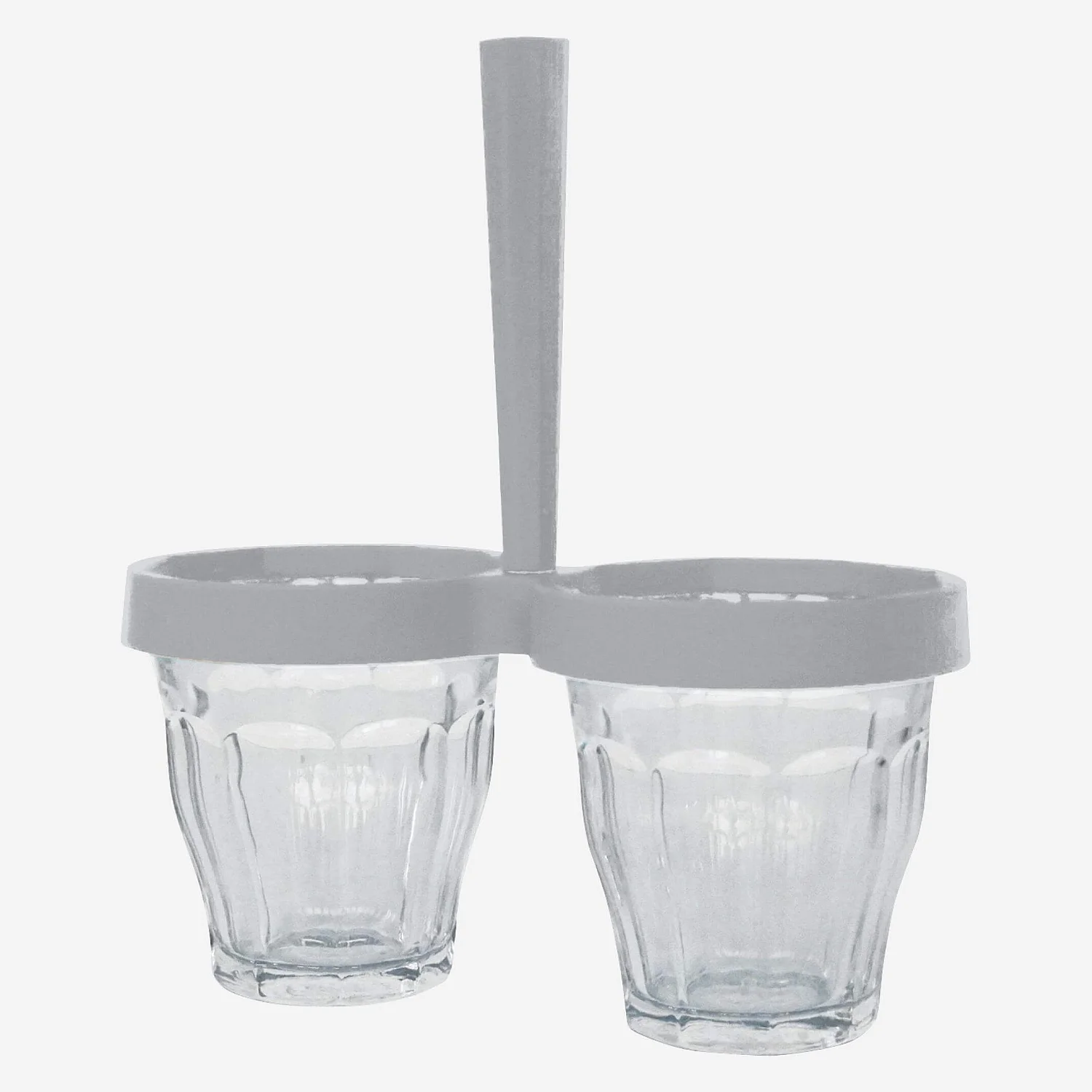 Ramequins en verre Duo de choc - Gris - Design by 5.5 pour Designerbox - 1