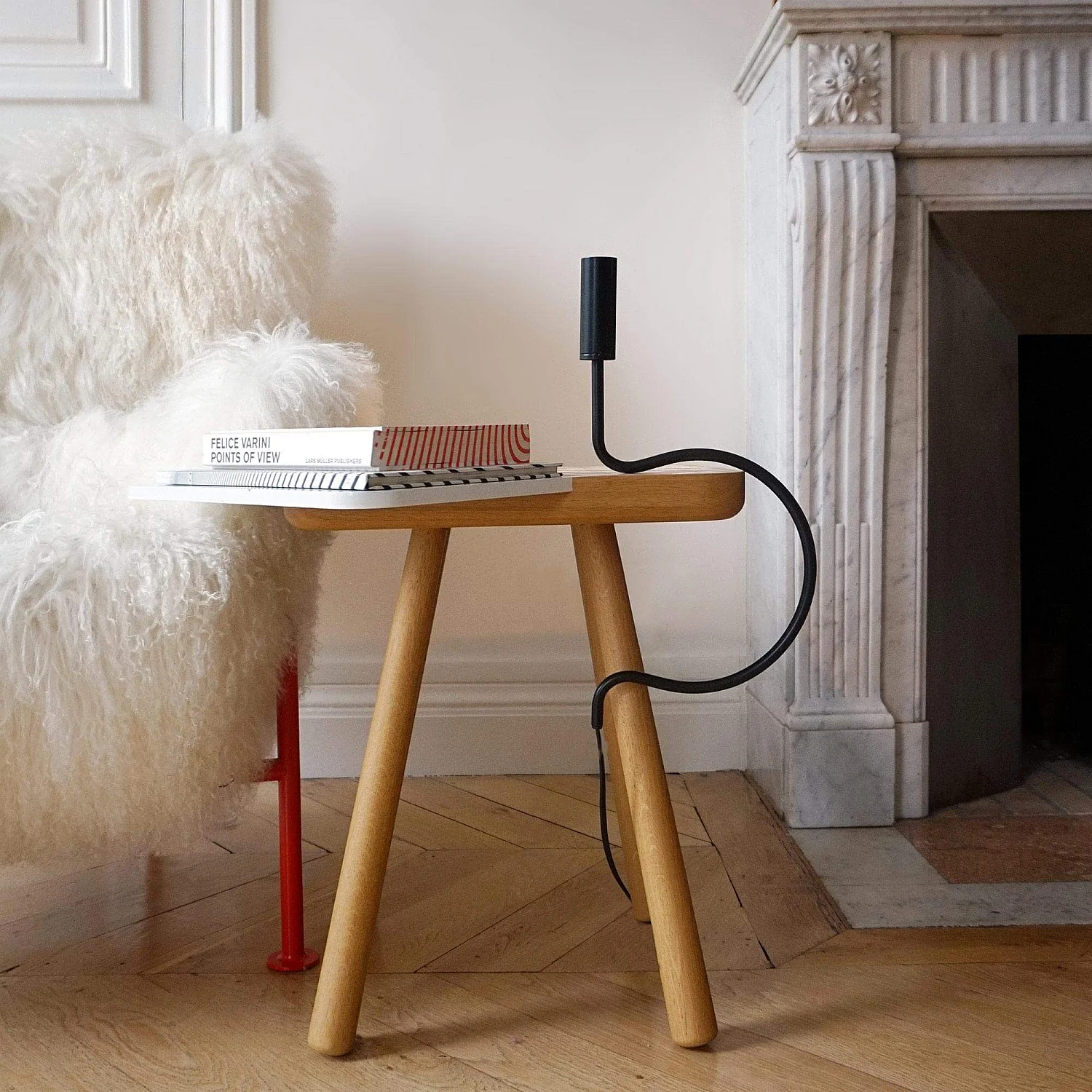 Lampe en acier - Design by Nathalie Dewez pour Designerbox - 1